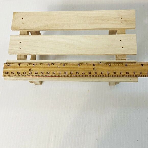 DIY Unfinished Wood Mini Picnic Table And Chair Set - Picture 6 of 12